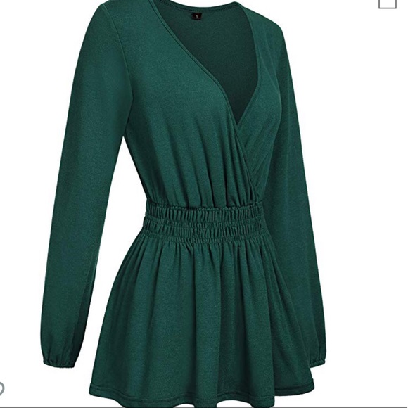 Tops - V neck empire waist tunic.  NWT